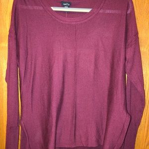 Rue21 red sweater top.